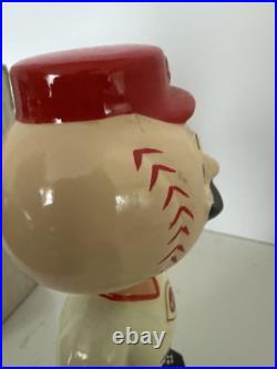 RARE Vintage Cincinnati Reds MLB Green Base Bobblehead Nodder With Box