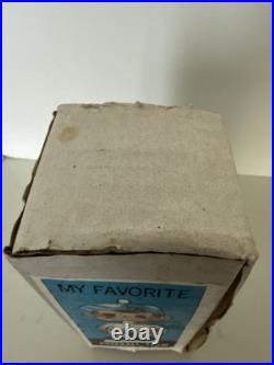 RARE Vintage Cincinnati Reds MLB Green Base Bobblehead Nodder With Box