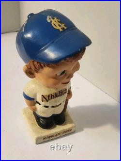 RARE vtg 1960s Kansas City Athletics Bobblehead Pitcher nodder REPAIR