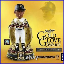 ROBERTO CLEMENTE Pittsburgh Pirates 12x Gold Glove Award Trophy MLB Bobblehead