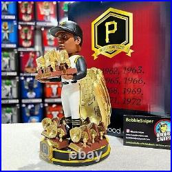 ROBERTO CLEMENTE Pittsburgh Pirates 12x Gold Glove Award Trophy MLB Bobblehead