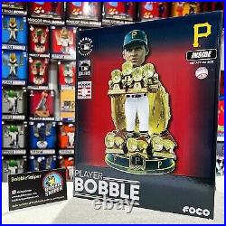 ROBERTO CLEMENTE Pittsburgh Pirates 12x Gold Glove Award Trophy MLB Bobblehead