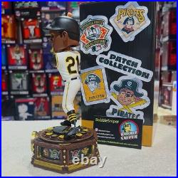 ROBERTO CLEMENTE Pittsburgh Pirates Patch Collection #125 MLB Bobblehead