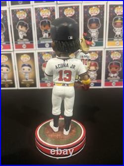 RONALD ACUNA JR. Atlanta Braves MLB Mini Mascot BLOOPER Bobblehead
