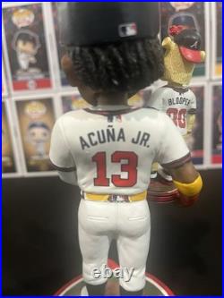 RONALD ACUNA JR. Atlanta Braves MLB Mini Mascot BLOOPER Bobblehead