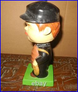 Rare 1960's Baseball Umpire Bobblehead /Square Green Base/ Japan