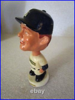 Rare 1960's New York Yankees Mini 5 Mantle Bobblehead Nodder Original Owner