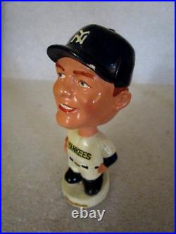 Rare 1960's New York Yankees Mini 5 Mantle Bobblehead Nodder Original Owner