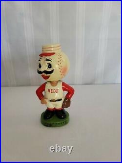 Rare 1962 Vintage Cincinnati Reds Mlb Mascot Baseball Bobblehead Mr Red Legs