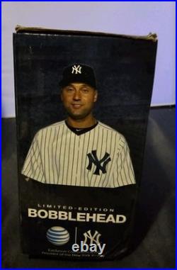 Rare Derek Jeter New York Yankees 2013 SGA Bobblehead NIB Nodder Stadium