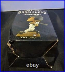 Rare Derek Jeter New York Yankees 2013 SGA Bobblehead NIB Nodder Stadium