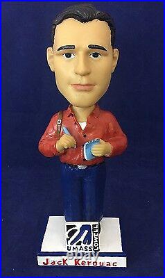 Rare JACK KEROUAC On the Road UMASS Lowell Bobblehead, Spinners Red Sox