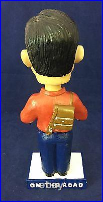 Rare JACK KEROUAC On the Road UMASS Lowell Bobblehead, Spinners Red Sox