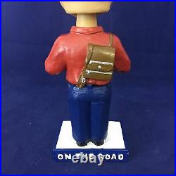 Rare JACK KEROUAC On the Road UMASS Lowell Bobblehead, Spinners Red Sox