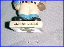 Rare LOS ANGELES DODGERS BOBBLE HEAD NODDER DOLL WHITE SQUARE BASE