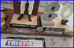 Rare Limited Edition Autographed Cal Ripken Jr Three Bobble Head Set Vintage