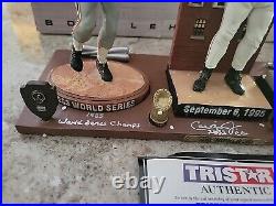 Rare Limited Edition Autographed Cal Ripken Jr Three Bobble Head Set Vintage