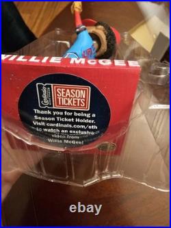 Rare St Louis Cardinals Willie McGee Season Ticket Holder Bobblehead BRAND NEW