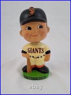 Rare Vintage 1962 San Francisco Giants Bobble Head Nodder Green Base