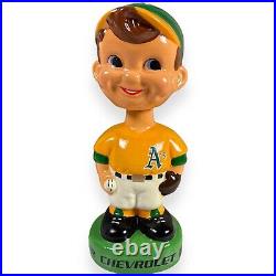 Rare Vintage Oakland Athletics A's Nodder Bobblehead MLB Baseball Chevrolet