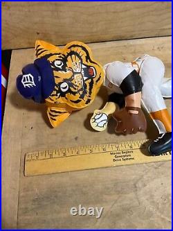 Rare Vtg 50s 60s Pitcher & Hitting Detroit Tigers Baseball 17 Blow Up Doll Lot