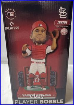Rare Yadier Molina Most Put Outs By A Catcher bobblehead St Louis Cardinals Foco