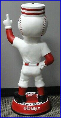 Reds Mascot MR. REDLEGES Forever FOCO 3 Foot MASCOT Bobble Head Nodder NIB #rd