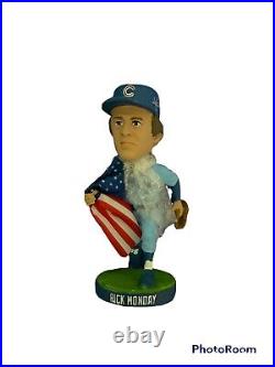 Rick Monday Signed Flag Dodger SGA (2013) Bobblehead. PSA/DNA COA