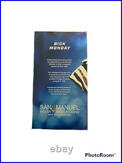 Rick Monday Signed Flag Dodger SGA (2013) Bobblehead. PSA/DNA COA