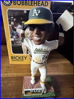 Rickey Henderson Bobblehead 2011 Limited Edition Oakland A's With Box