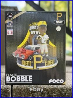 Roberto Clemente Pittsburgh Pirates 1971 World Series MVP Bobblehead FOCO NEW 5