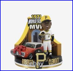 Roberto Clemente Pittsburgh Pirates 1971 World Series MVP Bobblehead FOCO NEW 5