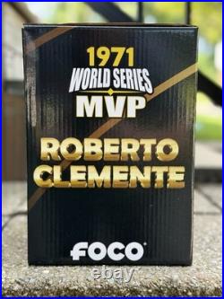 Roberto Clemente Pittsburgh Pirates 1971 World Series MVP Bobblehead FOCO NEW 5