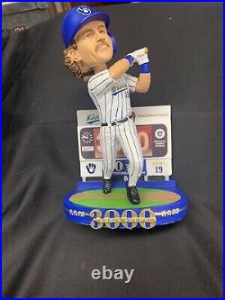 Robin Yount Milwaukee Brewers 30th Anniversary Of 3000 Hit Bobblehead Limited