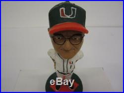 Ron Fraser Miami Hurricanes Limited Edition SGA Baseball Bobblehead withbox
