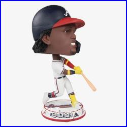 Ronald Acuna Jr. Atlanta Braves Home Jersey Mini Bighead Bobblehead MLB Baseball