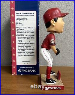 Ryan Zimmerman Washington Nationals 2008 SGA OC Bobblehead Bobble Head Baseball