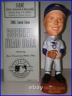 SAM's 1997 MLB ALL-STAR GAME A. L. Bobbing Head Doll COA LE 185/1500 NIB MINT