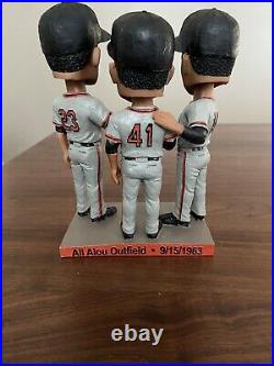 SF Giants Alou Brothers VIP Bobblehead & Gigantes Flag 9/15/24