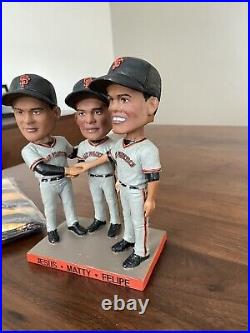 SF Giants Alou Brothers VIP Bobblehead & Gigantes Flag 9/15/24