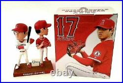 SHOHEI OHTANI Double Bobblehead NIB Los Angeles Angels 2018 SGA 7/12/18 Rookie