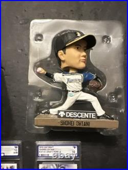SHOHEI OTANI Nippon Ham Fighters Pitcher Ver. Bobblehead Figure/(2) CARDS