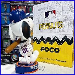 SNOOPY New York Mets 2023 Peanuts Bighead Exclusive MLB Baseball Bobblehead