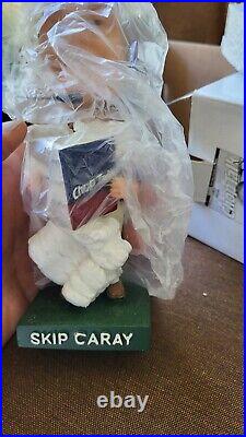 SUPER RARE, NUMBERED ATL Braves ICONIC Announcer, SKIP CARAY'02 Bobblehead NIB