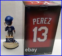 Salvador Perez KC Royals Single Season Catcher Home Run Record Bobblehead LTD321