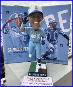 Salvador Perez Pick 6 Exclusive Kansas City Royals Bobblehead Nib