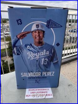 Salvador Perez Pick 6 Exclusive Kansas City Royals Bobblehead Nib