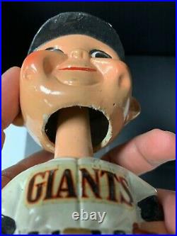 San Francisco GIANTS Vintage Nodder Green Base Bobblehead Bobbing Bobble Head