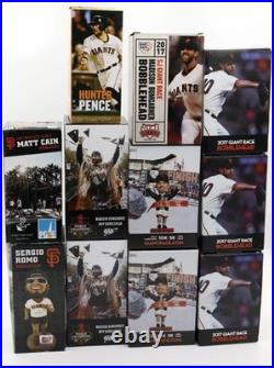 San Francisco Giants Bobblehead Lot 11 Total, Madbum, Cain, Bochy, Pence, Romo
