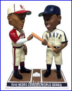 Satchel Paige Josh Gibson 1942 Negro Leagues World Series Bobblehead Monarchs